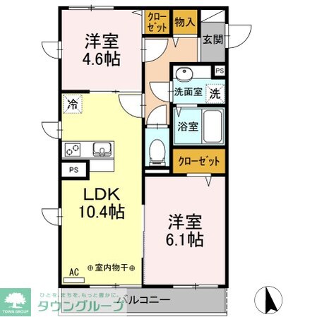 ROSETTAの物件間取画像